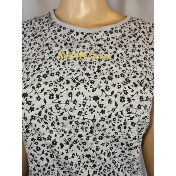 Mango | Women | Top Shirt | Black Gray | Size Large | Fits smaller - Picture 2 of 9